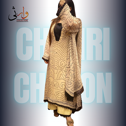 Rajistani Chunri Chiffon Skin Colour
