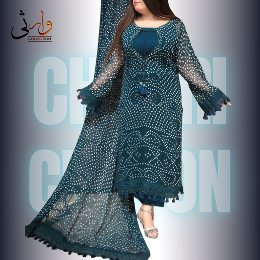 Rajistani Chiffon Chunri Znic