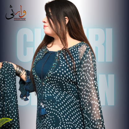 Rajistani Chiffon Chunri Znic