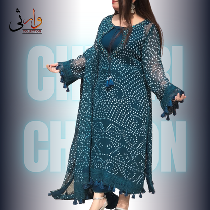 Rajistani Chiffon Chunri Znic