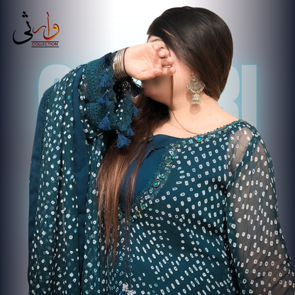 Rajistani Chiffon Chunri Znic